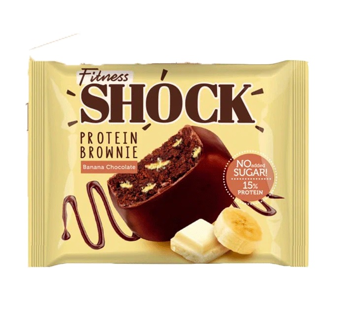 Fitnes Shock Брауни 50г Банановый