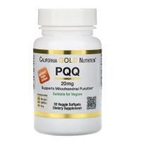 California Gold Nutrition PQQ 20mg 30vsoftgels