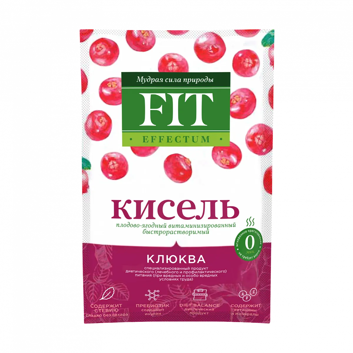 Fit Parad Кисель Пакет-саше 30гр (Клюква)