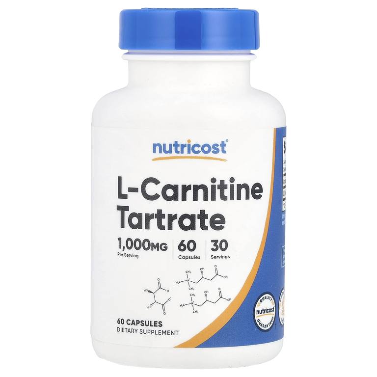 Nutricost L-Carnitine Tartrat 1000мг 60капс