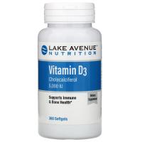 Lake Avenue Vitamin D3 5000IU 360softgels
