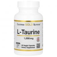 California Gold Nutrition L-Taurine 1000mg 60vcaps