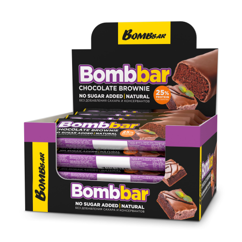 Bombbar в шоколаде 40гр (Шоколадный брауни)