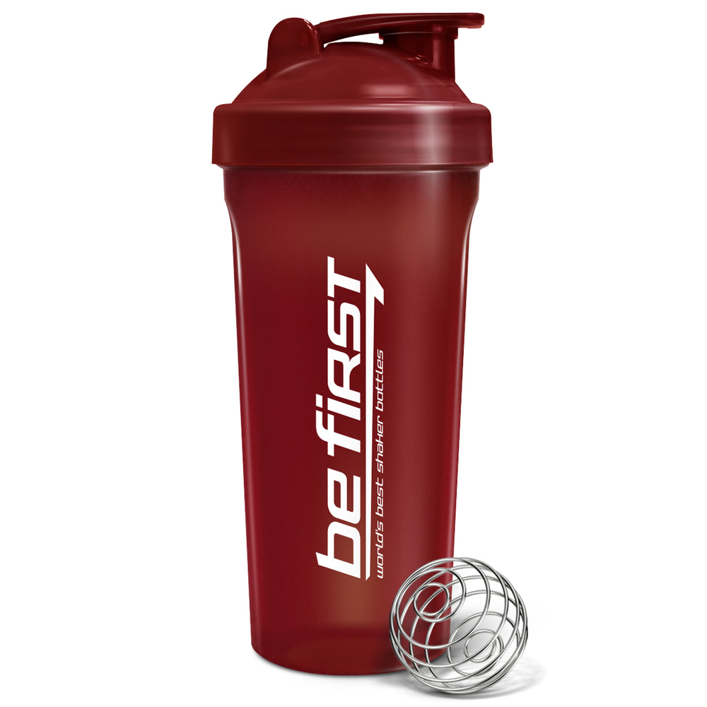 Be First Спортивный шейкер 1000мл с шариком TS1038 (Вишневый)