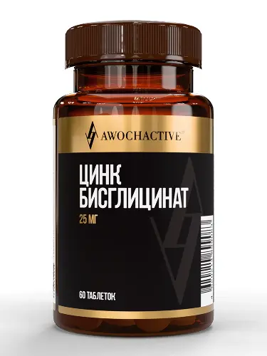 Awochactive  Zinc Bisglycinate 400mg 60tabs