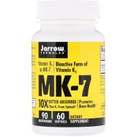 Jarrow Formulas MK-7 Vitamin K2 as MK-7 90mcg 60softgels