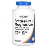 Nutricost Potassium+Magnesium Калий+магний 240caps