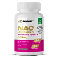Syntime Nutrition NAC +Vitamin C 500mg 60caps