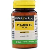 Mason Natural Vitamin K2 100mcg 100tabs