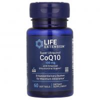Life Extension Super Ubiquinol CoQ10 with enhanced mitochondrial support 100mg 60softgels