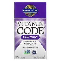 Garden of Life Vitamin CODE RAW Zinc 60vcaps