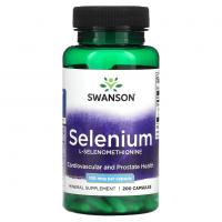 Swanson Selenium L-Selenomethionine 100mcg 200caps