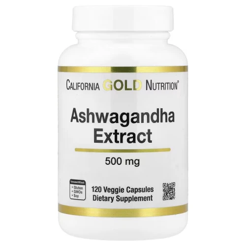 California Gold Nutrition Ashwagandha Extract 500mg 120vegcaps