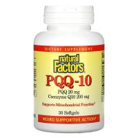 Natural Factors PQQ 10 20mg CoQ10 200mg 30softgels