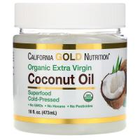 California Gold Nutrition Cold Pressed Organic-Virgin Coconut Oil 473ml