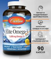 Carlson Elite Omega-3 90softgels