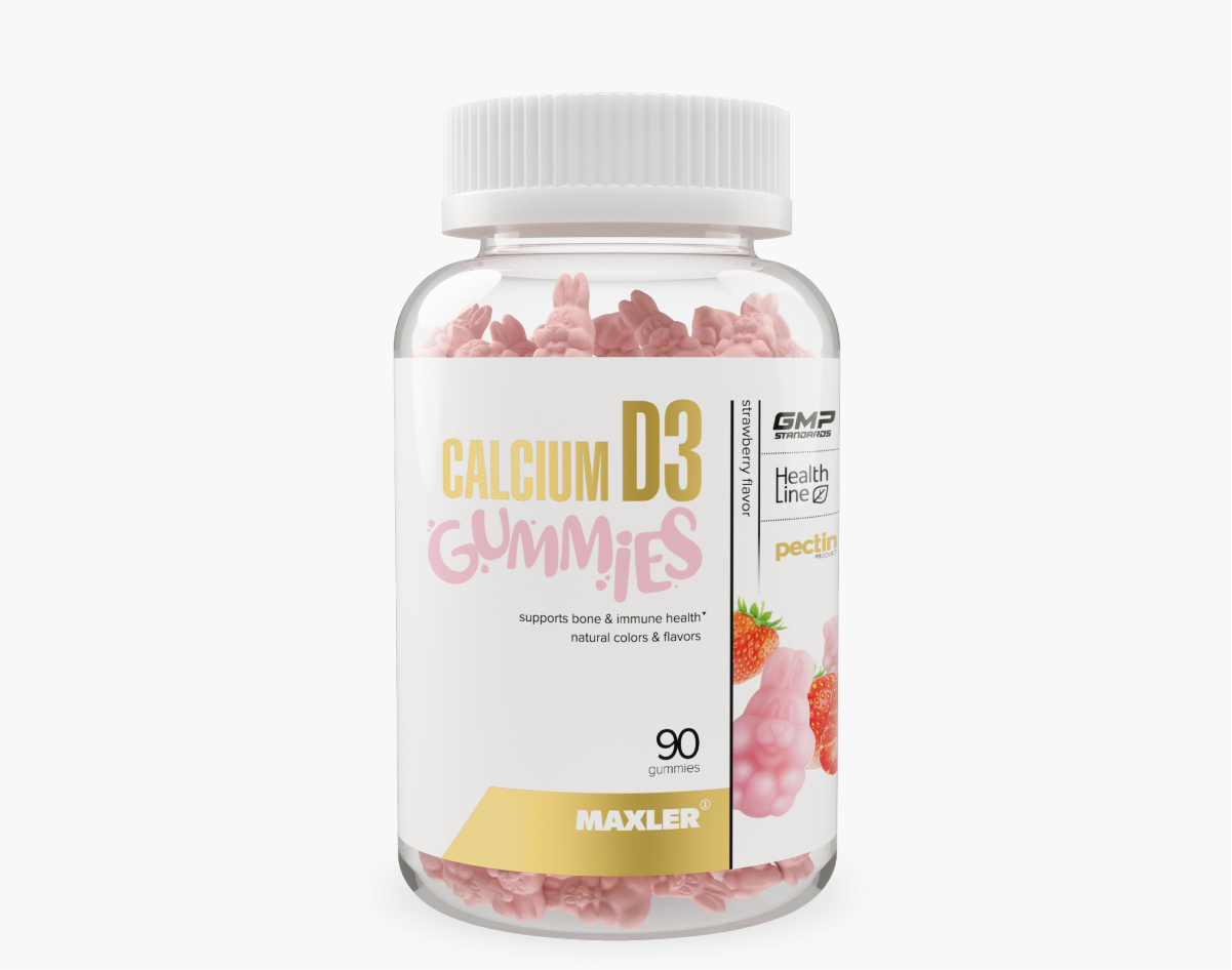 Maxler Calcium D3 90gummies