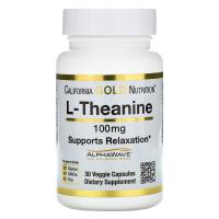 California Gold Nutrition L-Theanine 100mg 30vcaps