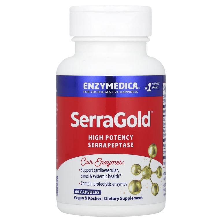 Enzymedica SerraGold High Potency Serrapeptase 60caps