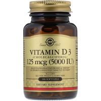 Solgar Vitamin D3 125mcg(5000IU) 100softgels