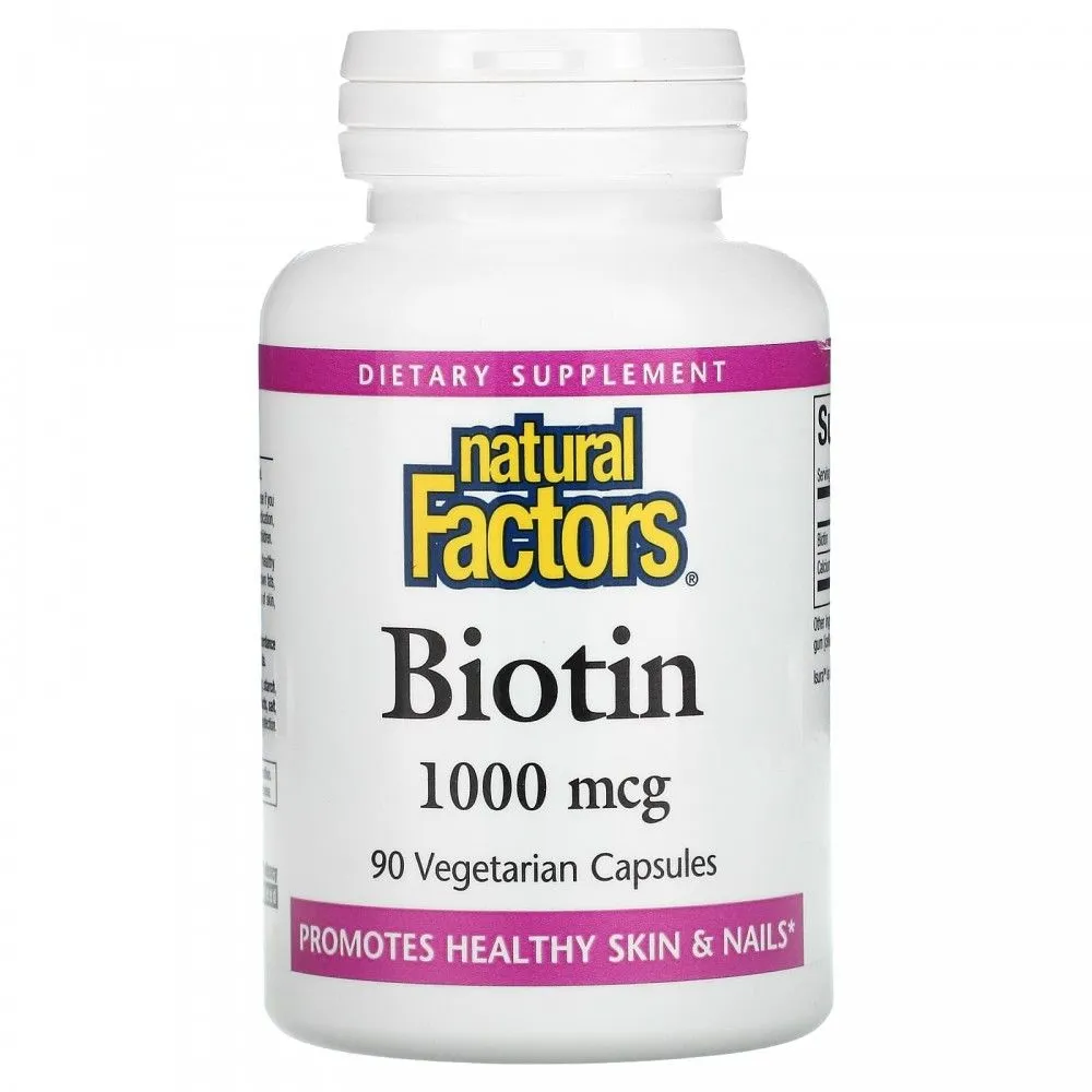Natural Factors Biotin 1000mg 90tabs