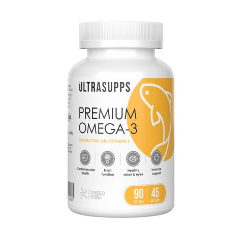 Ultrasupps Premium Omega-3 90 Softgels