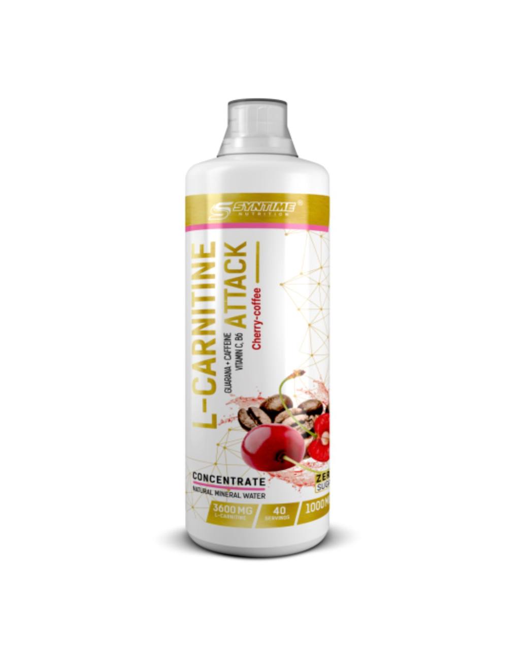 Syntime Nutrition L-carnitine Attack 1000 ml Cherry-Coffe