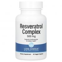 Lake Avenue Resveratrol Complex 500mg 60vcaps