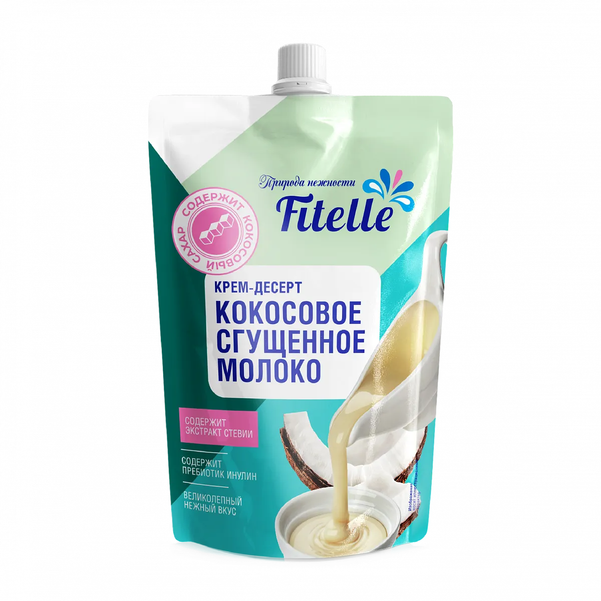 Fit Parad Fitelle Крем-десерт «Кокосовое сгущенное молоко» 100гр