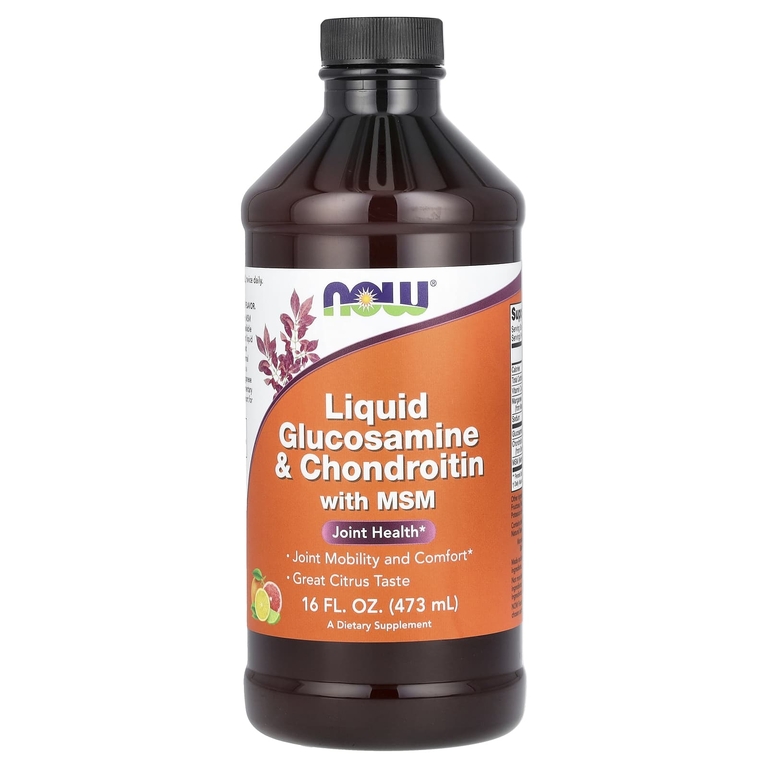 NOW Foods Liquid Glucosamine Chondroitin with MSM 473ml