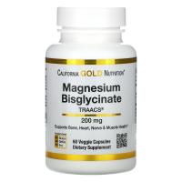 California Gold Nutrition Magnesium Bisglycinate 60vcaps
