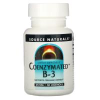 Source Naturals Coenzymated B-3 25mg 60 Lozenges