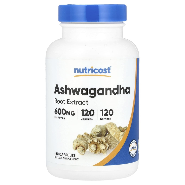 Nutricost Ashwagandha Root Extract 600mg 120caps