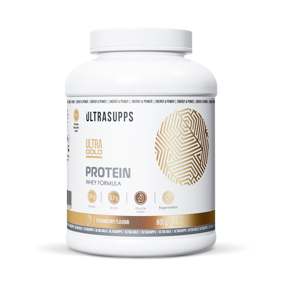 UltraSupps Ultra Gold Protein 600g Клубника
