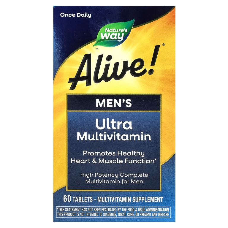 Nature's Way Alive! Ultra Potency complete Multivitamin Men's 60tabs