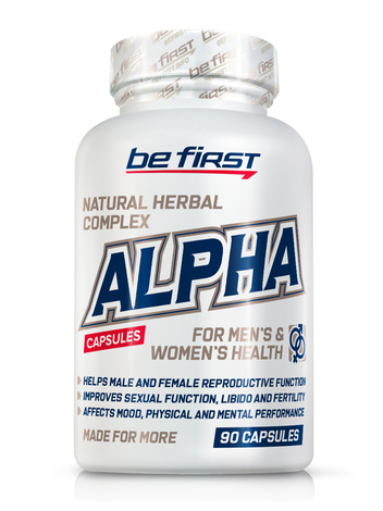 Be First Alpha (men's and women's health) 90caps