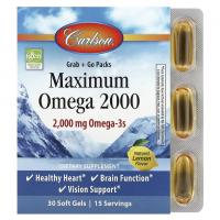 Carlson Maximum Omega 2000mg 30softgels