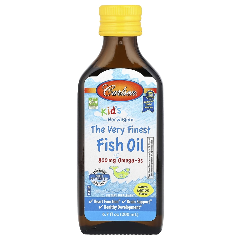 Carlson Kid's Fish Oil 800mg 200ml Lemon