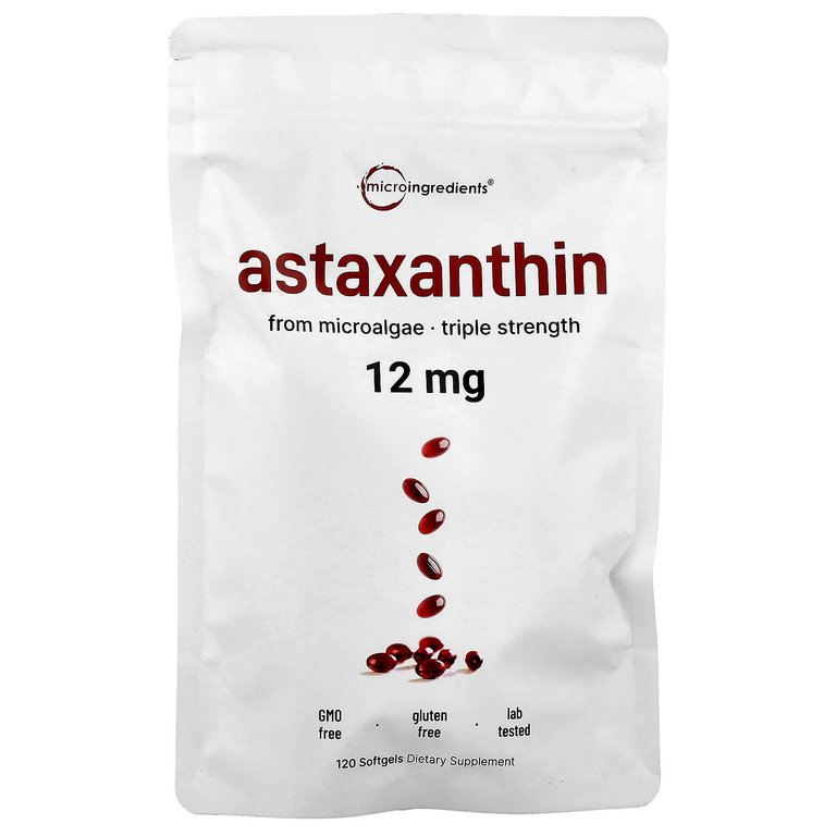 Micro Ingredients Astaxanthin 12mg 120softgels