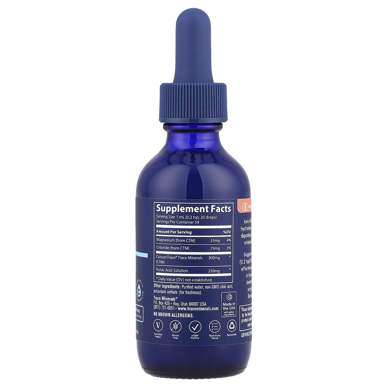 Trace minerals Fulvic Acid 250mg 59ml
