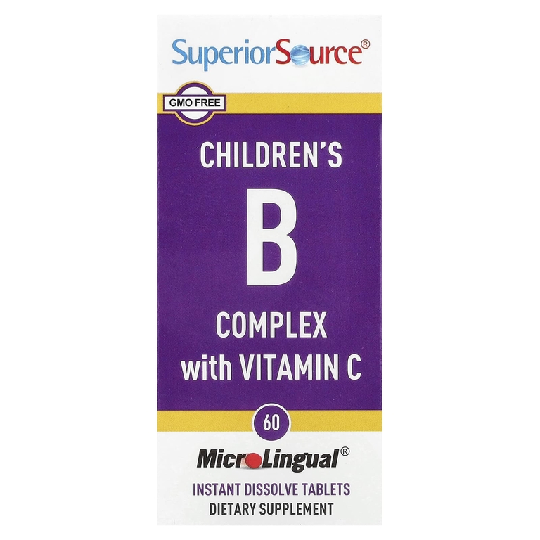 Superior Source Children's B-Complex with Vitamin C 60tablets