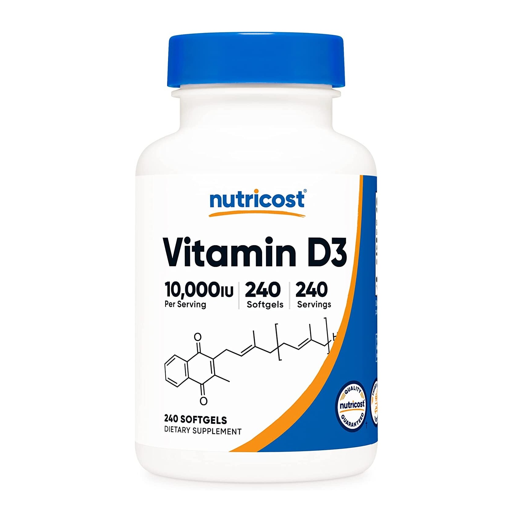 Nutricost Vitamin D3 10000IU 240softgels