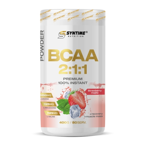 Syntime Nutrition BCAA 2:1:1 400g Клубничный мохито