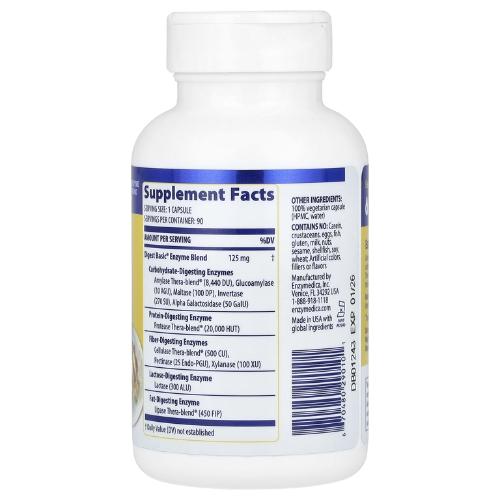 Enzymedica Digest Basic Essential Enzyme Formula 90caps