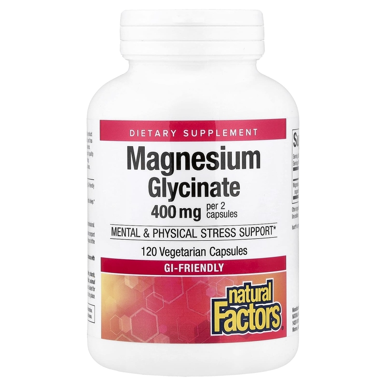 Natural Factors Magnesium Glycinate 200mg 120g
