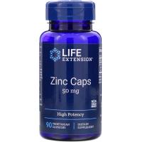 Life Extension Zinc Caps High Potency 50mg 90vcaps