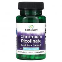 Swanson Chromium Picolinate 200mcg 100caps