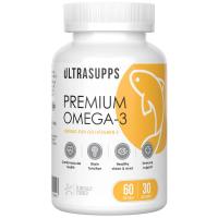Ultrasupps Premium Omega-3 60 Softgels