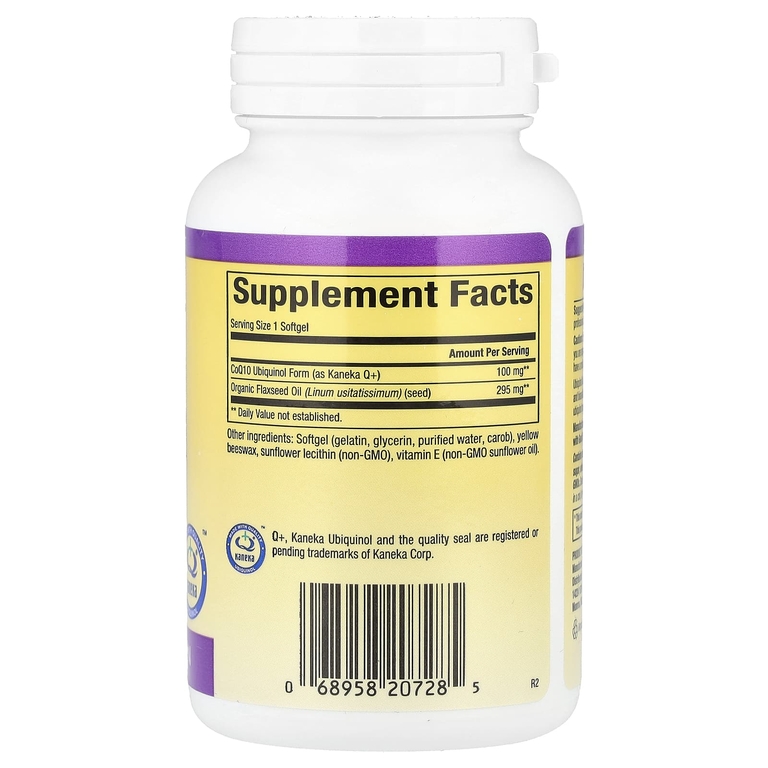 Natural Factors Ubiquinol Active CoQ10 100mg 120softgels