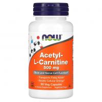 NOW Acetyl L-Carnitine 500mg 50vcaps